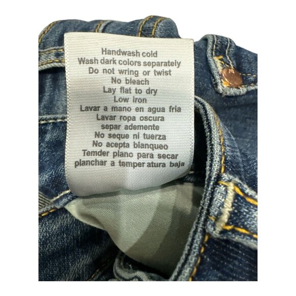 Judy Blue Women's Size 15 / 32 Mid Rise Blue Skinny Fit Denim Jeans 5 Pocket - Picture 9 of 9